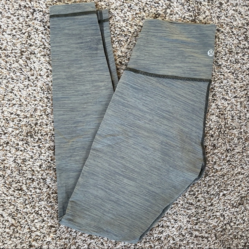 High waisted Striped Wunder Under